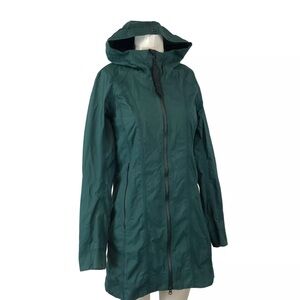 Lululemon Right as Rain Parka Jacket- Green- Women Sz 4